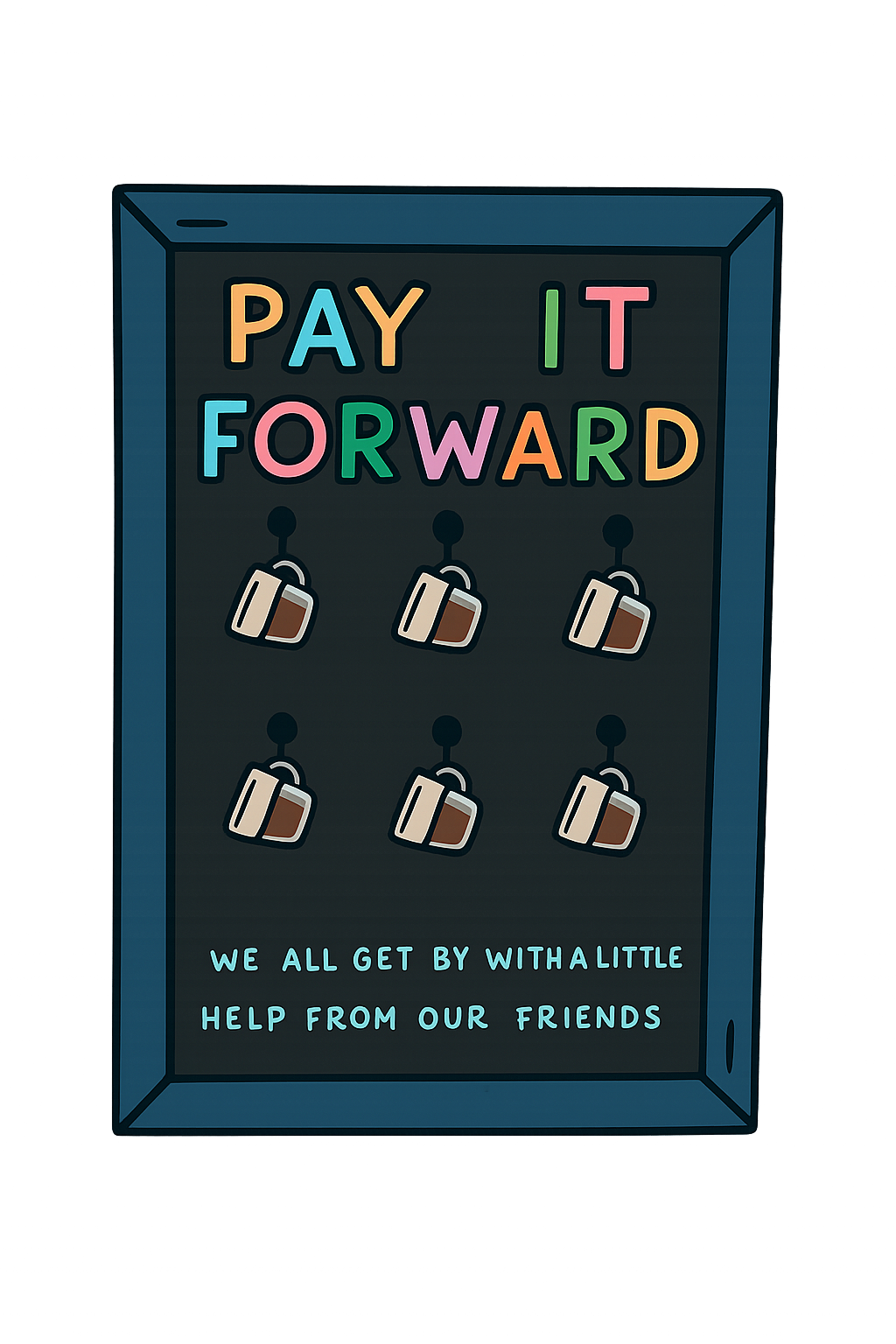 Pay It Forward Coffee Board
